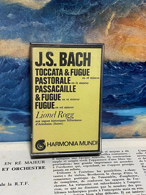 羅格.巴赫.管風琴.托卡塔與賦格.磁帶.古典音樂9253