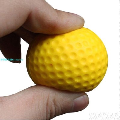 室內高爾夫球家用eva海綿球實心練習球軟球golf用品彩色球發泡球