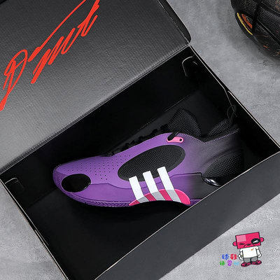 球鞋補習班 adidas D.O.N. ISSUE 5 黑紫 漸層 米切爾 MITCHELL 緩震 籃球鞋 IE8324