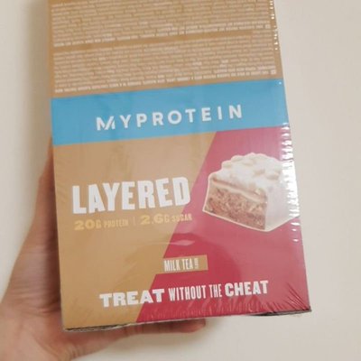 【即期】Myprotein 六層夾心高蛋白棒 - 英式奶茶 口味 60g