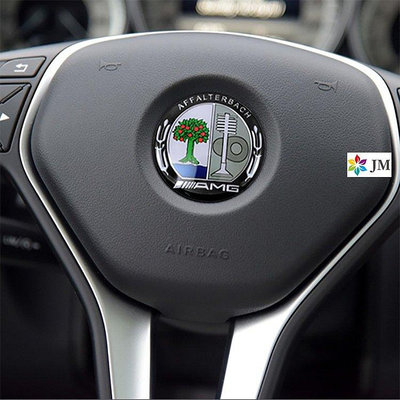 賓士 Benz旋鈕貼CLS多媒體中控蓋標貼 方向盤GLB S350 gla200 glc260l gla220適用-車公館