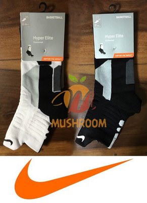 全新 現貨 Nike Hyper Elite Cushioned 中筒襪 運動襪 籃球襪 襪子 白色 黑色