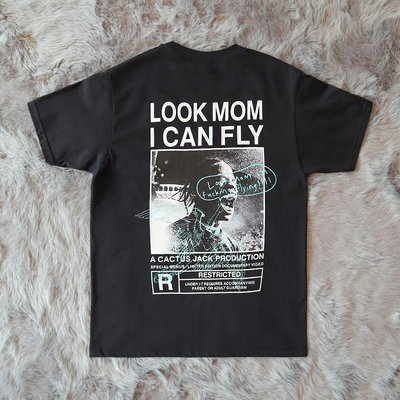 【Japan潮牌館】Travis Scott Look Mom i Can Fly Custom Tee 合作款短袖T恤