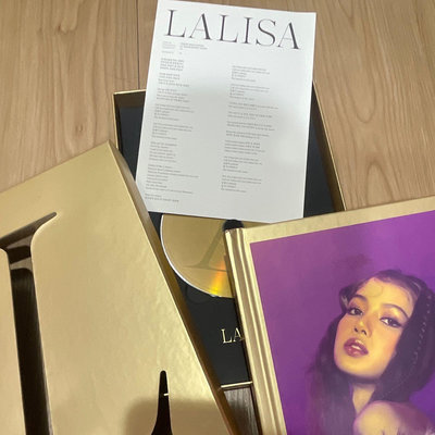 LALISA專輯-金版（無海報、小卡）