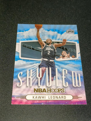 2022-23 Panini NBA Hoops Kawhi Leonard SKYVIEW insert Los Angeles Clippers #13