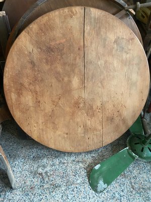 阿公的舊情人 早期檜木 圓桌 一塊板 飯桌