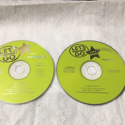 【彩虹小館101】兒童CD~LET'S GO_Let's Begin CLASS AUDIO CDS共2片_OXFORD