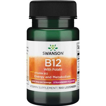 【Swanson】 Vitamin B12 口含錠 B-12 1000mcg 100錠