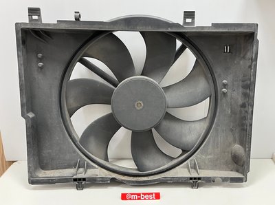 BENZ W202 M112 1999-2000 水箱散熱馬達 散熱風扇 輔助風扇 電子風扇 (7葉.大葉片的)(日本外匯拆車品) 0015002393