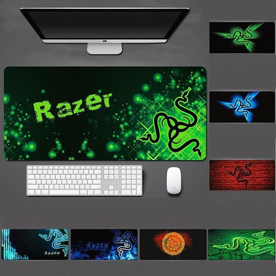 Razer 雷蛇超大鎖邊加厚鍵盤桌墊 筆記本防滑長游戲電競鍵盤鼠標墊