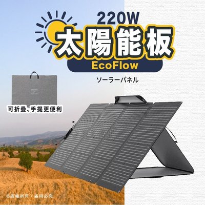 EcoFlow 220W 雙面太陽能電池板
