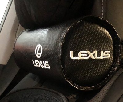 ♫『 LEXUS 碳纖維 RX NX CT IS ES GS RC LC UX 碳纖 車用 頸枕 頭枕 靠枕 枕頭 』