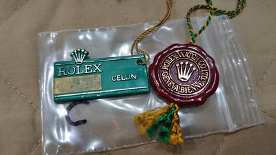 ROLEX 勞力士 CELLINI 70s~80s 綠標+紅標 標 綠牌 綠吊牌 皇冠綠標 老款 C實物拍攝
