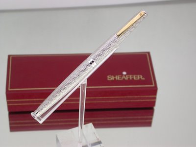 全新品SHFAFFER 西華AUSTRALIA 1970 Lady 銀浪紋EF尖鋼筆