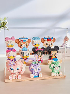 城堡迪士尼公仔積木模型玲娜貝兒城堡草莓熊女孩拼裝玩具生日禮物玩具