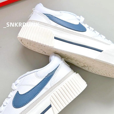 Nike Court Legacy Lift 海軍藍 奶茶色 白色 奶油底 厚底 女鞋 DM7590104