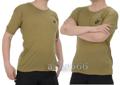 新式海軍陸戰隊內衣-陸戰隊新式芥末黃內衣*海陸卡其色內衣-棉質*T恤*a_ha566