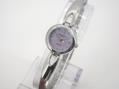 【 幸福媽咪 】網路購物、門市服務Emilio Valentino 范倫鐵諾藍寶石水晶鏡面 手鍊造型女錶SL5015
