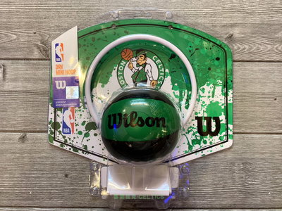 塞爾提克~WILSON 威爾森 NBA 隊徽 小籃板 小籃框 CELTICS~送運動手環.附小 籃球