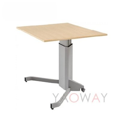 【耀偉】丹麥Conset 501-7單柱升降桌/轉角桌/個人工作桌-桌板100x60cm