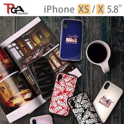 KINGCASE (現貨)PGA-iJacket iPhone XS/X / XR Marvel 漫威軍規防撞雙料手機殼