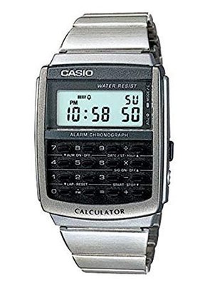 CASIO手錶公司貨附保證卡 發票 計算機功能錶CA-506-1D不鏽鋼錶帶~