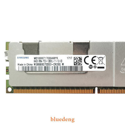 原裝 三星 64G 4R×4 PC3-12800L DDR3 1600 ECC REG 伺服器記憶體