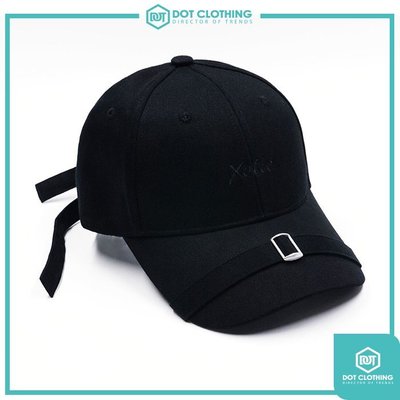DOT聚點 XOTIC GEAR DOUBLE STRAP CAP 台灣自創品牌 復古 老帽 前扣環 刺繡 4色 黑色