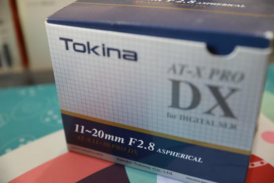 Tokina AT-X 11-20mm F2.8 PRO DX FOR Nikon 9.5成新