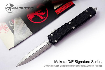 【angel 精品館 】Microtech Makora D/E Signature Series 聖螞蟻系列自動刀