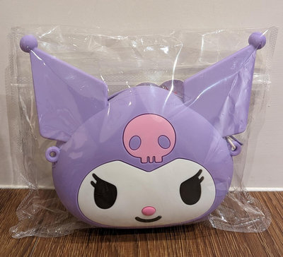 三麗鷗 Sanrio 庫洛米 Kuromi 大頭包 收納包 零錢包 肩背包 側背包 斜背包 兒童書包 收納包 bag 紫色