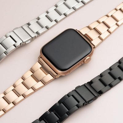 《FOS》日本 Apple Watch 7 8 SE 不鏽鋼 錶帶 手錶 男女 熱銷 新款 38 42 44 45mm