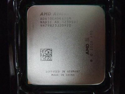 【含稅】AMD Athlon II X4 610E 2.4G AD610EHDK42GM 四核 正式散片CPU 一年保