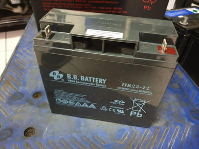 (二手中古電池) HR22-12 (REC22-12) 電動車電池 不斷電系統 超級電匠內裝電池 數值漂亮，品項優