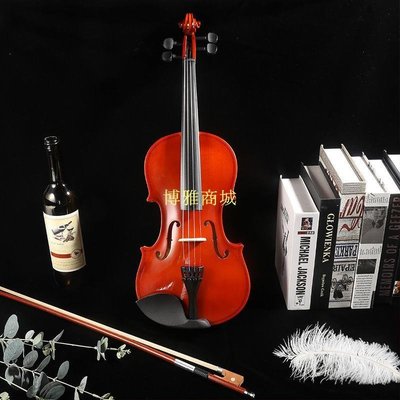 免運-小提琴初學者兒童成人學生練習入門演奏全手工實木專業級西洋樂器(null)
