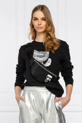 Karl Lagerfeld 男女款 黑色 胸包 腰包 798元