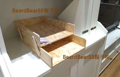 IKEA 文件匣 (2層) 木材合板，木頭自然色 天然材質，可多層堆疊 多用途收納架【鬍子熊】代購