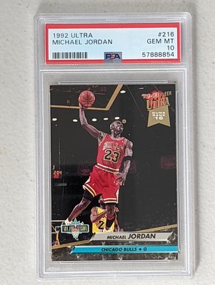 1992-93 Ultra #216 Michael Jordan JS PSA10