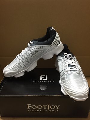 【全新】FOOTJOY HYPERFLEX II 高爾夫球鞋(51067珠光白/灰銀)