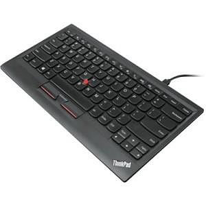 鍵盤 （國行）聯想ThinkPad USB超薄小紅點鍵盤 USB有線鍵盤 0B47190