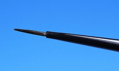 【HASEGAWA KF4】熊野筆 模型塗裝舊化專用筆(小長) KF-4 缺
