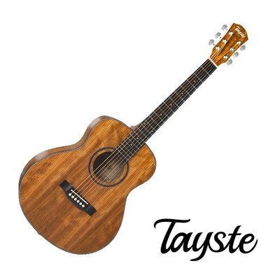 Tayste TS-25-36 全胡桃木 合板 36吋 旅行吉他 民謠吉他 小吉他 - 【他，在旅行】