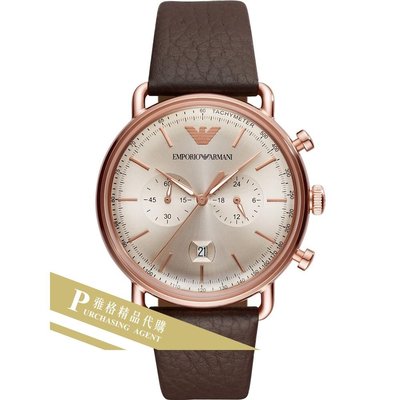 雅格時尚精品代購EMPORIO ARMANI 阿曼尼手錶AR11106 經典義式風格簡約腕錶 手錶