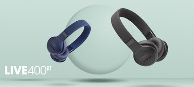 視聽影訊 JBL 藍牙耳機 LIVE 400BT 耳罩式 Google Assistant 智能耳機 藍牙耳罩
