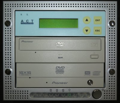 ACT DVD 1對1 vcd/ dvd對拷機 (PIONEER 燒錄機液晶型控制器)