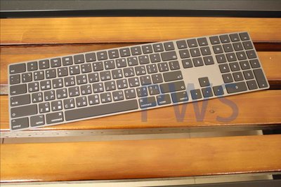 ☆【蘋果 Apple Magic Keyboard 含數字鍵盤的巧控鍵盤 原廠中文鍵盤 無線藍芽】A1843 太空灰