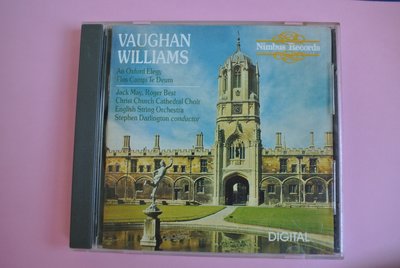 CD ~ VAUGHAN WILLIAMS Choral Works ~ 1989 Nimbus 無IFPI