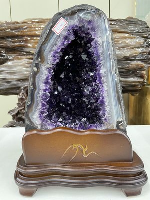 天然紫水晶 烏拉圭瑪瑙小晶洞 頂級ESP 桌上型 金型招財晶洞 紫水晶 紫晶洞 C4