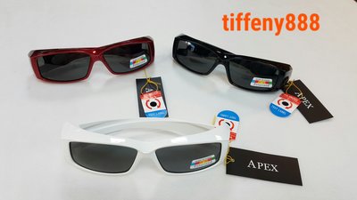 APEX J109美國寶麗來偏光眼鏡 太陽眼鏡(近視可用)可包覆您眼鏡同時戴(黑色) 多色現貨送100元眼鏡掛帶