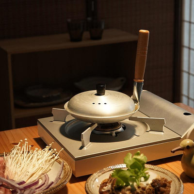 椒房 日本進口北陸鋁親子鍋配鍋蓋日式家用一人食蓋澆飯鋁鍋煎鍋蒸鍋 gy
